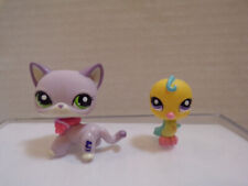 Littlest Pet Shop~#2093~Pájaro~Amarillo~#2094~Gato~Mauve~Little Bitty Birdhouse~2 segunda mano  Embacar hacia Argentina