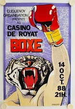 Affiche boxe casino d'occasion  La Courtine