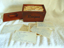 Vintage wood recipe for sale  Indianapolis
