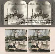 Diverse Schiffe Australia french britisch Ships 1900 more 20 Stereofotos Lot 6 comprar usado  Enviando para Brazil