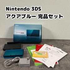 Console Nintendo 3DS azul água CTR-001 conjunto completo na caixa carregador stylus SD comprar usado  Enviando para Brazil