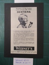 Dentiera wernet pubblicita usato  Soliera
