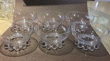 6 glass dessert set bowls for sale  Sandyville