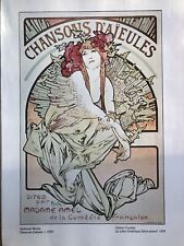 Alphonse mucha chansons for sale  BRANDON