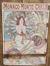 Ancienne affiche monaco d'occasion  Pouilly-sous-Charlieu