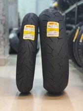 Coppia gomme moto usato  Nola