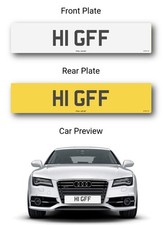 Private plate retention for sale  CAERNARFON