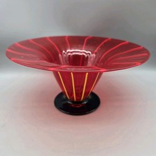 Red art glass for sale  Murphy