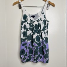 Regata American Eagle Outfitters floral com faixas tamanho médio roxo verde comprar usado  Enviando para Brazil