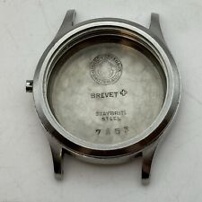 Usado, 29,5 mm Vintage Girard Perregaux 7163 Caixa de Relógio Gravada StayBrite Aço Brevet comprar usado  Enviando para Brazil