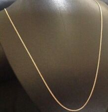 CORRENTE/COLAR DE MEIO-FIO DE OURO AMARELO E PRATA 9 QUILATES - 16" 18" 20" 22" 24" comprar usado  Enviando para Brazil