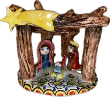 Presepe ceramica modellato usato  Acireale