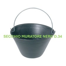 Secchio muratore nero usato  Taviano