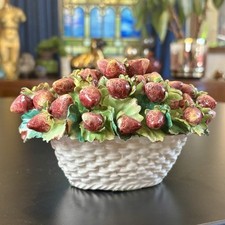 Vintage basket strawberries for sale  New Haven