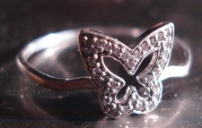 Bague blanc poinçon d'occasion  Cannes-La-Bocca