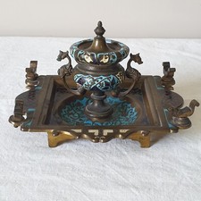 Encrier ancien bronze d'occasion  Saint-Aignan