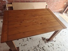 Chunky wood dining for sale  ASHBY-DE-LA-ZOUCH