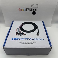 Cabo de vídeo componente HD retrovision PlayStation 2/3 (PS2/PS3) premium YPbPr comprar usado  Enviando para Brazil