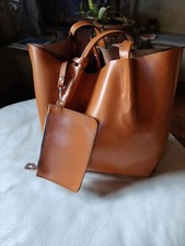 Borsa pelle naturale usato  Italia
