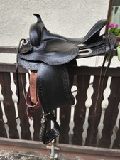 Baumloser westernsattel schwar gebraucht kaufen  Thurmansbang