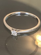 Anello solitario oro usato  Vigevano
