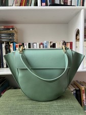 Bolsa tiracolo de couro verde Wandler/ferramentas em tom dourado/NOVA/sem etiquetas comprar usado  Enviando para Brazil