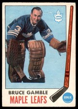 1969-70 Topps Bruce Gamble #44 Toronto Maple Leafs, usado comprar usado  Enviando para Brazil