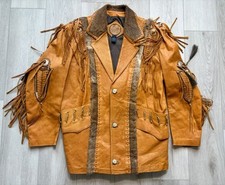 Vtg leather cowhide for sale  Hendersonville