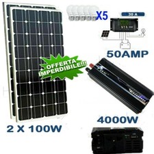 Kit fotovoltaico giornaliero usato  Potenza