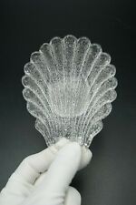 BACCARAT S.18 1 PRATO DE SORVETE CASCA DE CRISTAL TRANSPARENTE E FOSCO VIEIRA FRANÇA comprar usado  Enviando para Brazil