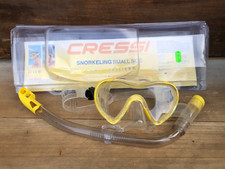 Cressi snorkeling maschera usato  Valgioie