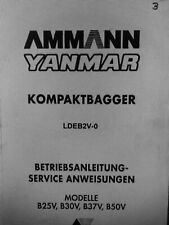 Yanmar b25 bedienungsanleitung gebraucht kaufen  Dresden