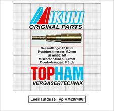 Original Mikuni Leerlaufdüse Typ VM28/486 / Original MIkuni pilot jet VM28/486, usado comprar usado  Enviando para Brazil