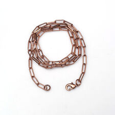 Collar de langosta 100 % oxidado de cadena de cobre puro eslabón de diseñador joyería RJ-004 segunda mano  Embacar hacia Mexico
