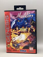 Sega Genesis Disney's Aladdin cartucho, estojo com aba cabide comprar usado  Enviando para Brazil