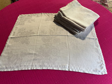 Damask cotton napkins d'occasion  Expédié en Belgium