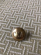 Csa button antique for sale  Keymar