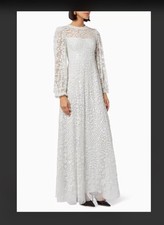 Vestido manga larga sereno aguja e hilo. Talla 14au US 10 EUR 42 segunda mano  Embacar hacia Mexico