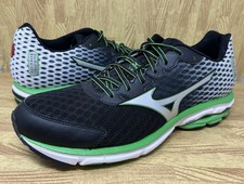 Tênis de corrida Mizuno masculino Wave Rider 18 410654 9073 preto tamanho 14, usado comprar usado  Enviando para Brazil