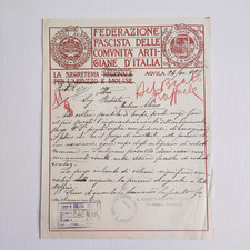 1927 federazione fascista usato  San Pietro di Morubio