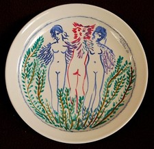 Piatto ceramica del usato  Ziano Piacentino