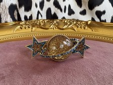 Betsey Johnson Vintage Céus a Saturno Planeta Estrela Dedo Duplo Dois Anéis RARO comprar usado  Enviando para Brazil