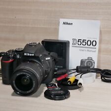 Kit de cámara Nikon D5500 24MP DSLR con lente de 18-55 mm *MUY BUENO* obturador 2.850 segunda mano  Embacar hacia Argentina