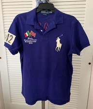 Camisa polo masculina Ralph Lauren ajuste personalizado Itália atletismo 1934 tamanho M, usado comprar usado  Enviando para Brazil