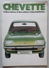 Vauxhall chevette brochure for sale Vauxhall chevette brochure for sale  BOURNE