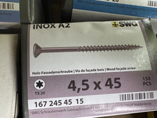 Swg holzschrauben fassadenschr gebraucht kaufen  Lotte