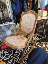 vintage wooden folding chair for sale  Lansing