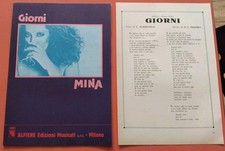 Mina giorni spartito usato  Torino