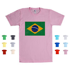 Camiseta unisex con bandera de Brasil equipo de país nación divertida regalo nacionalidad, usado segunda mano  Embacar hacia Argentina