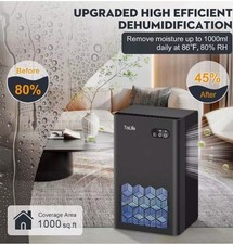 Desumidificador para casa, escritório, tanque de água 95 oz (800 pés quadrados) desumidificador comprar usado  Enviando para Brazil